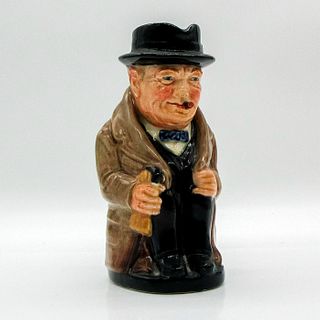 Rare Variation Winston Churchill Toby Jug with Prime Minister Backstamp D6172 - Medium