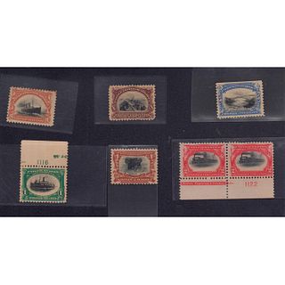 7 pc Pan American Exposition Commemoratives