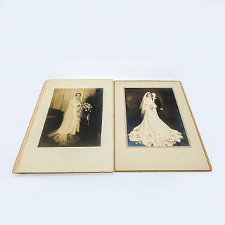 2pc Monochrome Historic Photography, Our Wedding Days