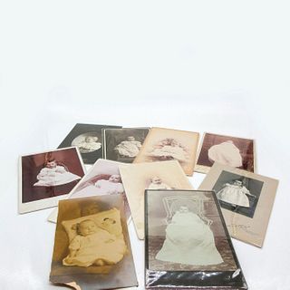 10pc Original Monochrome Photographs, Small Children