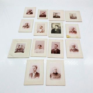 14pc Original Monochrome Mini Historical Portrait Photos