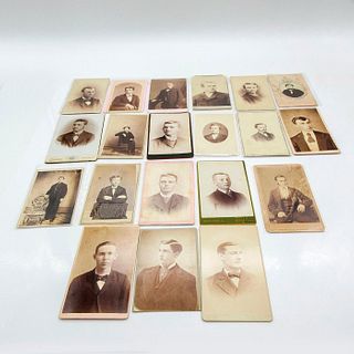 20pc Original Monochrome Photos, Young Men Of History