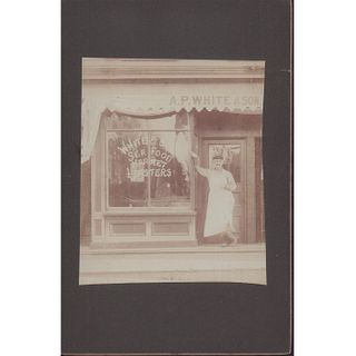 Antique Original Photo, Shopkeeper