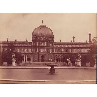 Antique Black and White Photo, Tuileries Palace