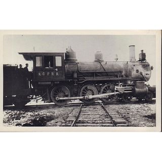 Antique Monochrome Photograph, Kettle Valley Steam Engine