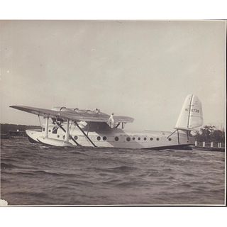 Vintage Pan American Airways System Black and White Photo
