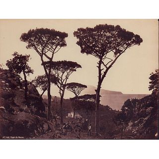 Robert Rive (English 1817-1868) B/W Photo, Capri da Massa