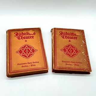 2 Volume German Hardcover Books, Judisches Theater