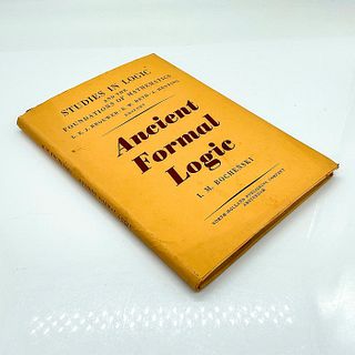 First Edition Softcover Book, Ancient Formal Logic