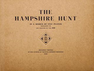 Charles Francis George Richard Schwardt: The Hampshire Hunt: Series of Five Plates