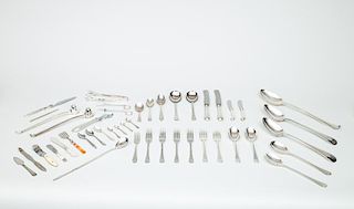 Assembled Group of English and European Silver-Plated Flatware
