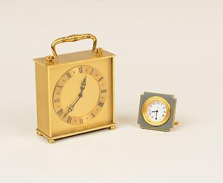 Three Cartier Table Clocks
