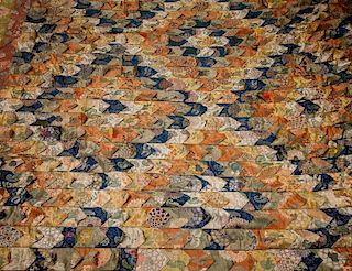 Japanese Silk Curtain, Meiji Period