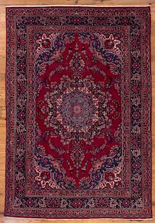 Antique Iranian Mashad 8' x 11' 6" Rug
