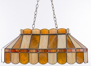 Stained Glass Game Room / Bar Light Fixture