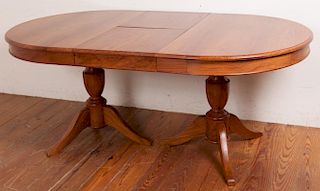 Bench Crafted Oval Dining Table By Alishaan