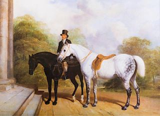 William Barraud Framed Equestrian Print