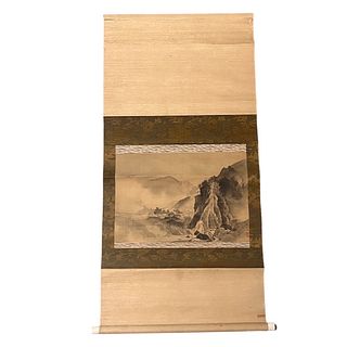 Chinese Silk Painting Scroll
