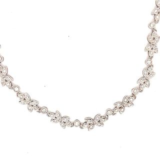 Art Deco 18k Diamond Necklace