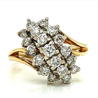 14K Yellow Gold 1.10 Ct. Diamond Ring