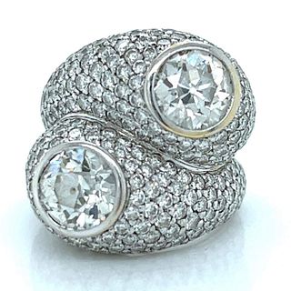 Sabbadini 18K White Gold Diamond Ring