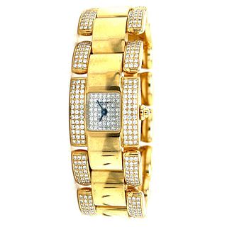 Chaumet 18K Yellow Gold Diamond Dress Watch