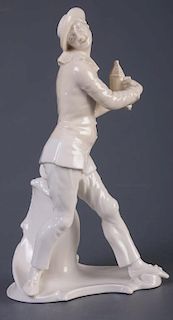Nymphenburg Pierrot Figure