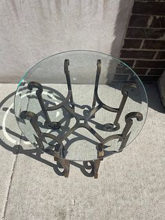 Art Deco Iron Side table 
