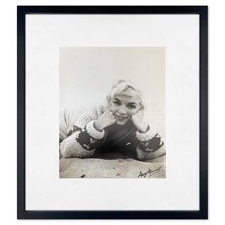 George Barris (1922-2016), "Marilyn Monroe: The Last Shoot" Framed Photograph Printed from the Original Negative, Hand Signed and Numbered Inverso wit