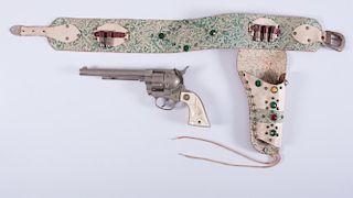 Hubley Cowboy Cap Gun with Holster