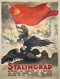 RUSSIAN WAR FILM POSTER - STALINGRAD 