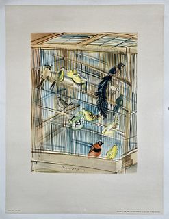 RAOUL DUFY - THE CAGE POSTER