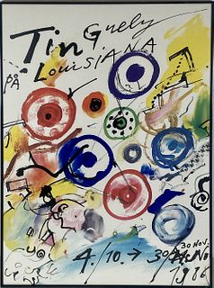 JEAN TINGUELY EXPO POSTER