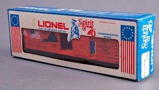 Lionel Spirit of '76 State of Virginia Box Car