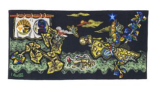 Mid-Century Tapestry,  3’10” x 7’8” (1.17 x 2.34 M)