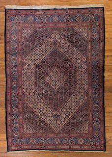 Antique Tabriz Iran 6'8" x 9'8" Wool Rug