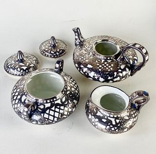 Austrian Silver Tea Set