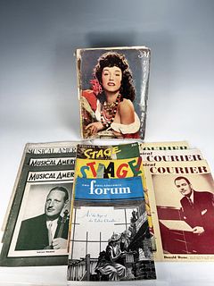 MUSICAL AMERICA STAGE MUSICAL COURIER MAGAZINES