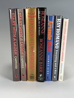 SEVEN COMEDY COMEDIAN BOOKS 1 SIGNED AND DEDICATED