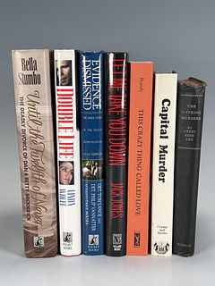 SEVEN BOOKS ON MURDER CHAPMAN OJ 1 SIGNED AND DEDICATED