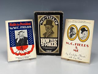 3 W.C. FIELDS BOOKS INCL HOW TO WIN AT POKER