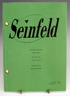 SEINFELD THE BIG SALAD PUBLISHED TABLE DRAFT SCRIPT