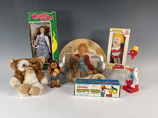 LOT OF COLLECTIBLES DOLLS WIZARD OF OZ, STEIFF