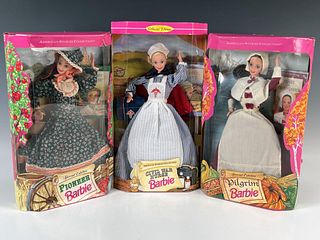3 AMERICAN STORIES COLLECTOR EDITION BARBIES IN BOX