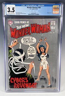 WONDER WOMAN #188 CGC 3.5 BONDAGE COVER (DC COMICS, 1970)
