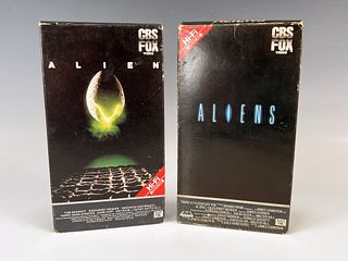 ALIEN & ALIENS CBS FOX VHS TAPES