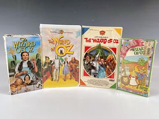 VARIOUS EDITION OF THE WIZARD OF OZ VHS