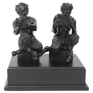18/19th C. Bronze Figures of Greek Fauns