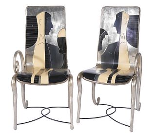 Pr. of Franz Hagenauer Style Chairs