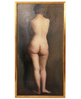Wonderful Signed Painting of Nude Women